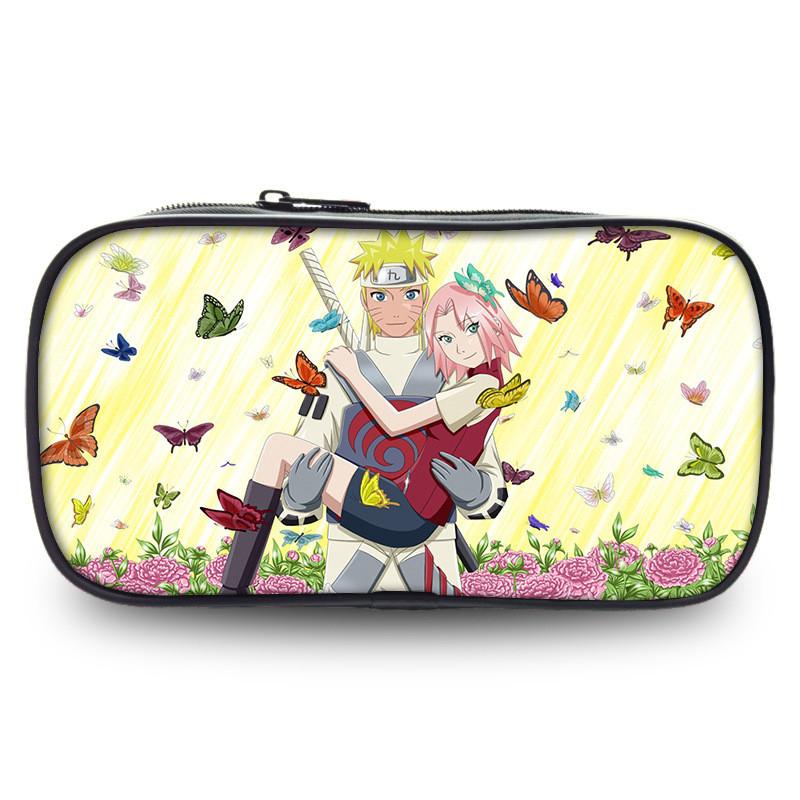 Naruto Anime Character Print Student Single Layer Stationery Storage Bag
