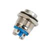 12V Knopfschalter 16mm Metall Wasserdicht Stoßfest