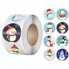 100-500pcs Merry Christmas Sticker Animals Snowman Trees Decorative Stickers Christmas Gift Package Decor Stickers Envelop Seals