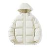 Winter Cotton Clothes Men and Couples with the Same Hooded Bag Casual Solid Color Thickened Warm Trendy Brand Loose Fashion Cotton-padded Clothes
