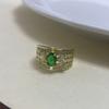 Ring Adjustable Fashionable With Unique Geometric Design For Womens Chic Style