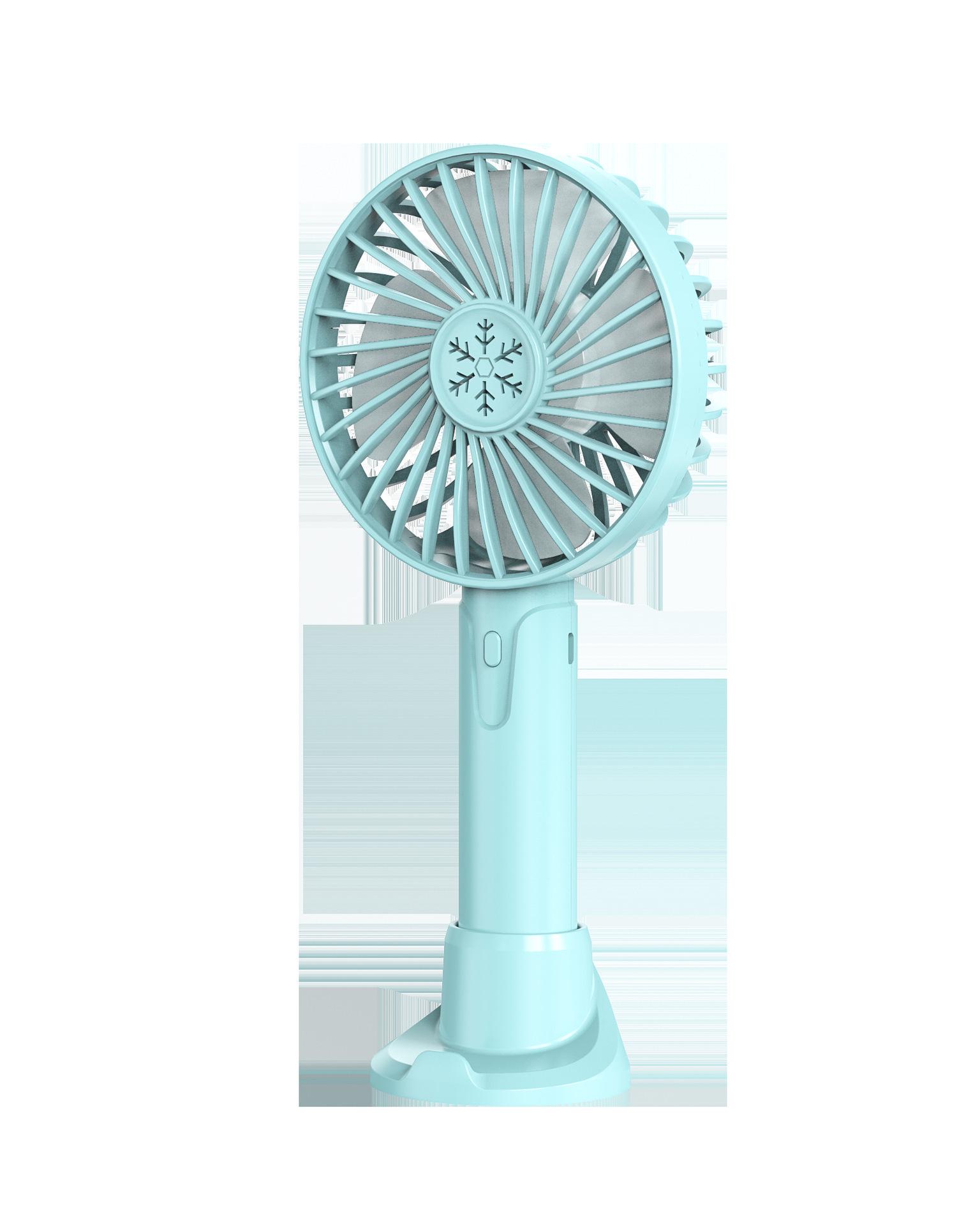 

Rechargeable Handheld Mini Fan - Strong Wind Desktop Gift Plug-in Version Without Battery