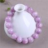 Purple Lepidolite Single Strand Beaded Bracelet - Natural Crystal Jewelry for Women