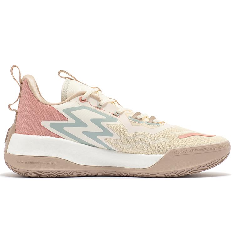 361 Big3 3.0 Pro Roselle Cushioning Low Top Performance Basketball Shoes Men's Sago 672311115F-1