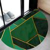 Semi Circular Floor Mat Entrance Door Mat Nordic Minimalist Entrance Carpet Bathroom Anti Slip Mat
