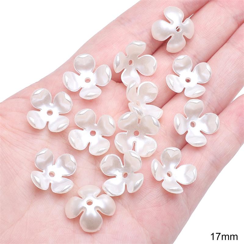 

20-50 шт. АБС-пластиковые круглые искусственные жемчужные бусины для самостоятельного изготовления ювелирных изделий, аксессуаров для украшения дома 17mm