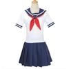 Spel Ayano Aishi Cosplay Anime Kostuum Yandere Simulator Yandere Chan Zeemanspak Middelbare School Jk Uniformen Verkleed Outfits Feest