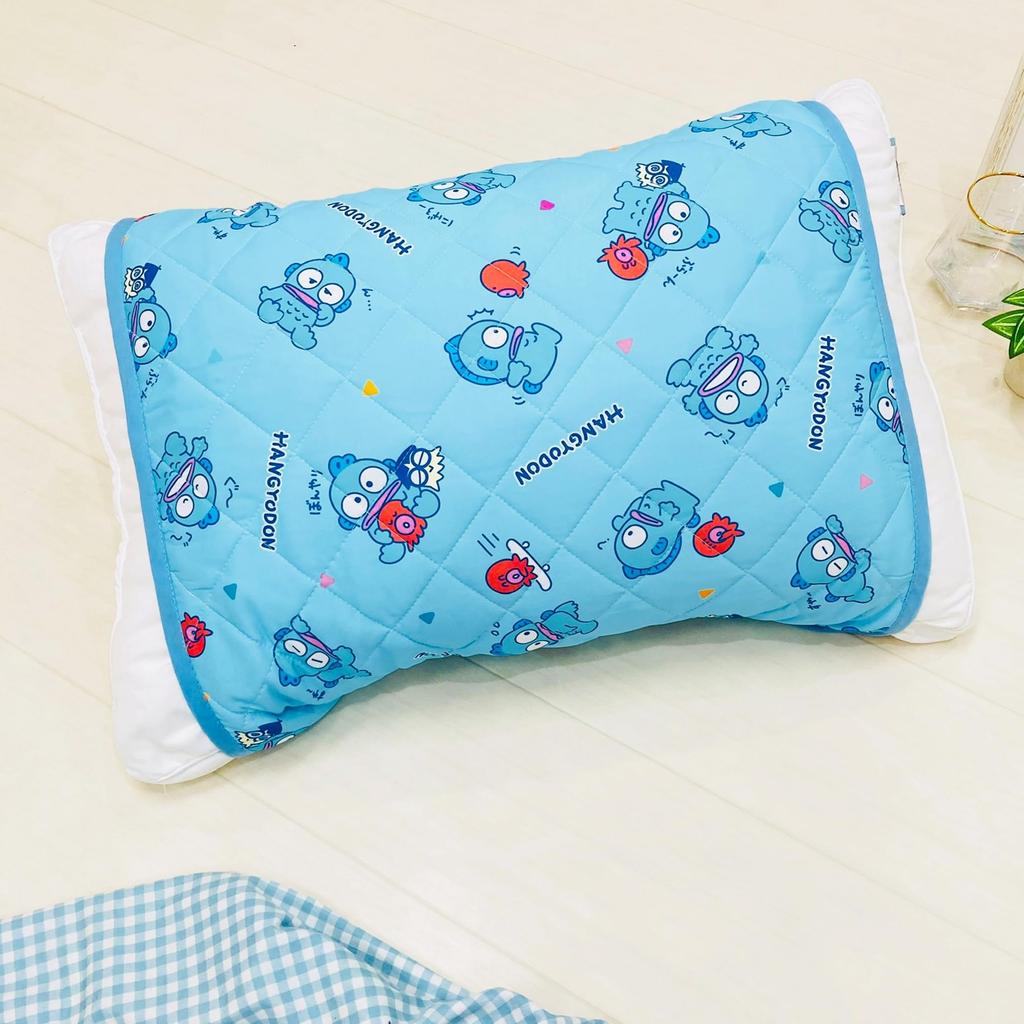 MORIPiLO Sanrio Cooling Pillow Hangyodon Summer Pillow Suitable for Parents and Cute Plush Sanrio Morishita Pillow Cover, (Cooling, Washable, Pad),