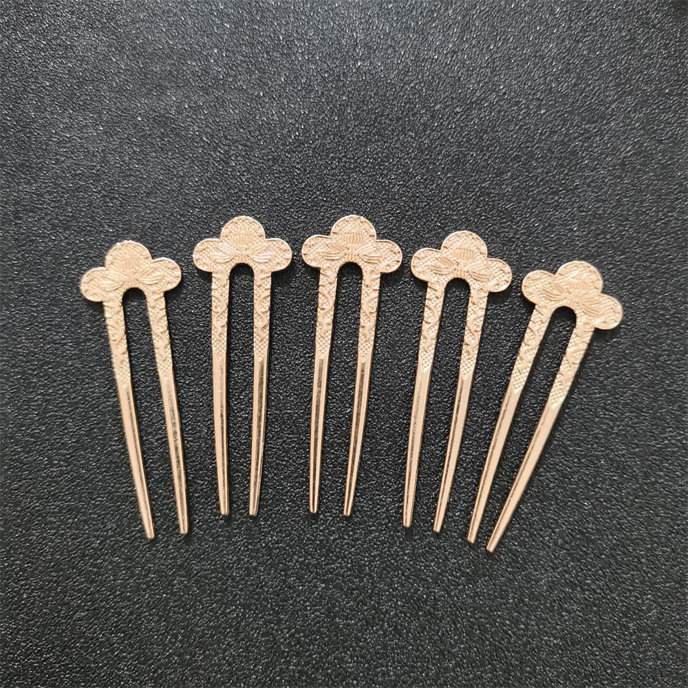 

5pcs/set U Shape Vintage Hairpin Hair Sticks Alloy Hair Clip Pins Bridal Headpiece for Women Girl Wedding Hair Accessories