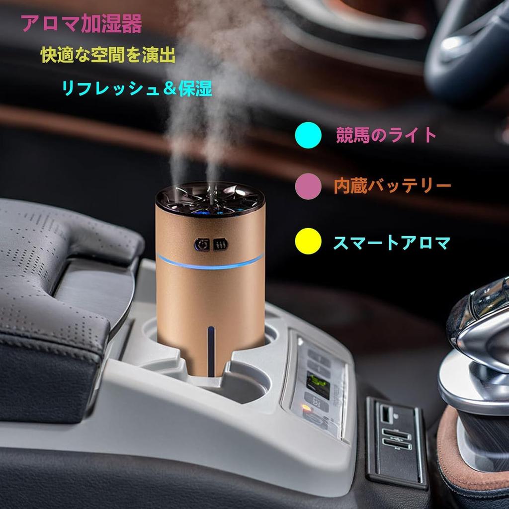 KEWAYO Aroma , Car Aroma , Equipped with Ultrasonic Atomization Technology, Quiet, Auto On/Off