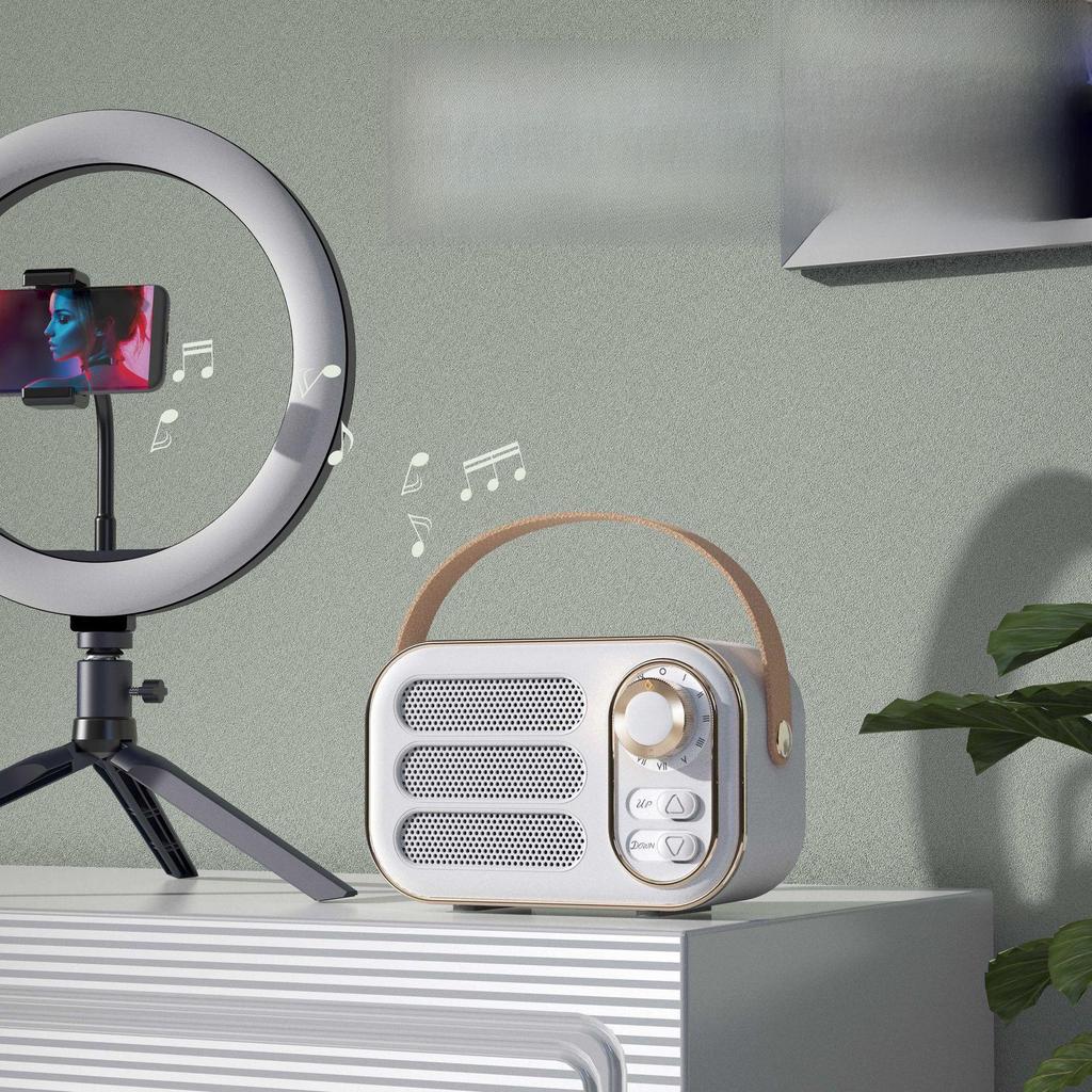 "2024 DW13 Retro Bluetooth Speaker: Trendy, Creative, Mini, Wireless & Portable for Cars"