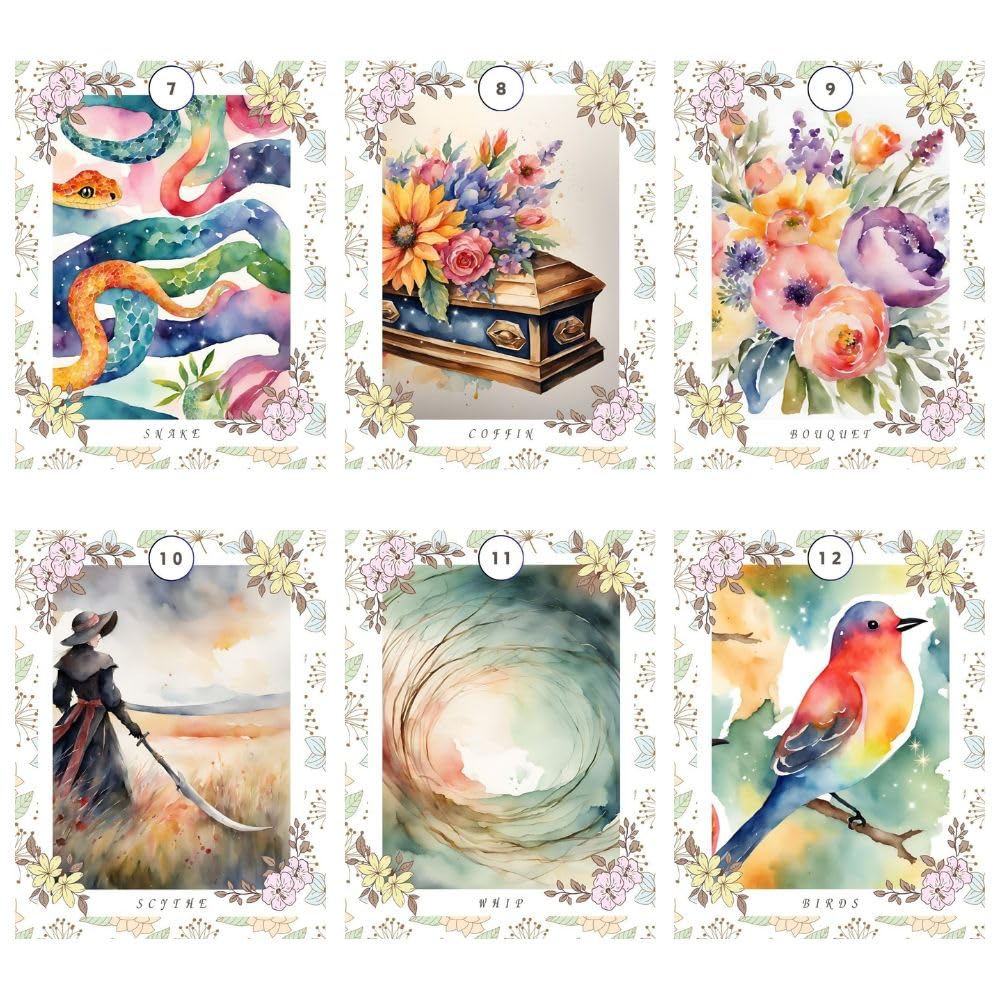 Galaxy Bouquet Lenormand Card  Miyo  38 Cards [Genuine]