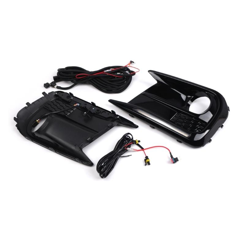 Daytime Running Light Fog Lamp Bezels for STI 18-21 Replace 57731VA390
