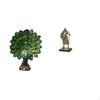 Elegant Peacock Knight Animal Sculpture Collection Creative Tabletop Ornament European Decorative