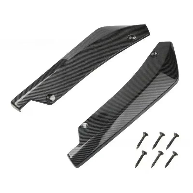 Nuovi 2 Pezzi Spoiler Laterale Diffusore Canard Sottoparaurti Posteriore Lip Wrap Splitter per A3 A4 S3 S4 B7 B8 B9 RS S-LINE Accessori Auto