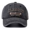 New Retro Design Embroidery Classic 1889 Letter Baseball Cap Vintage Washed Cap Adjustable Dad Hats For Women Men