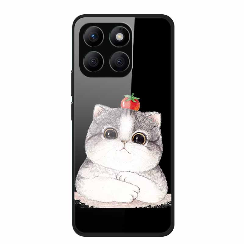 For Honor X8c Case X8 c X 8c Tempered Glass Hard Back Cover Phone Case For Honor X8c 4G Case HonorX8c X 8 c Capa Soft TPU Bumper