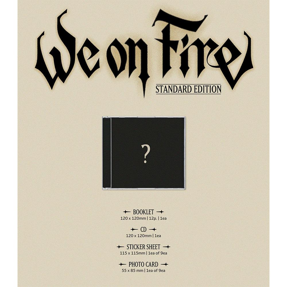 [pre-order] &TEAM 3rd EP 'We On Fire' STANDARD EDITION