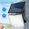 106 LED Solar Motion Light Outdoor Separate Panel Solar Flood Lights 4 Working Modes for Garden Garage Waterproof Wall Lights