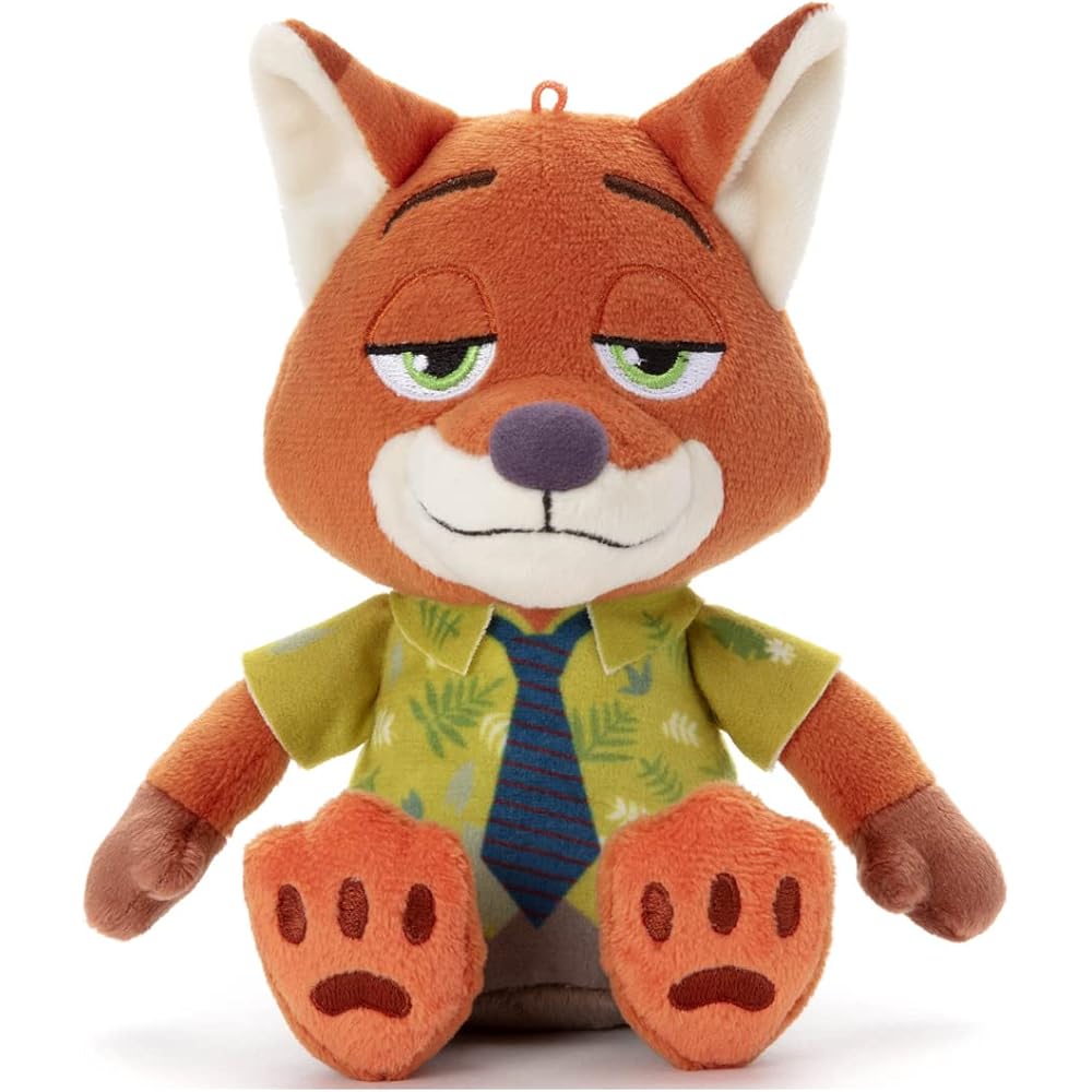 Disney Character Washable Beans Collection Nick Plush Toy 18cm Height
