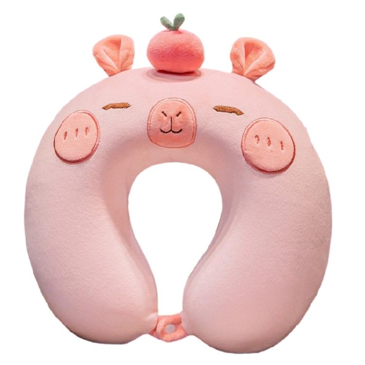 Children Neck Pillow Cartoon Animal Memory Foam Travel Pillow KIds Neck Support for Travel Pillow