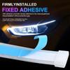 2PCS 12V Led Guide Headlight Strips Car Daytime Running Light 45cm Flow Turn Signal Strip DRL Ambient Light White Yellow