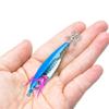 Simulation Shrimp Cuttlefish Bait 7cm Bionic Wooden Shrimp Fake Bait 3D Eyes with Hooks for Fishing Lovers