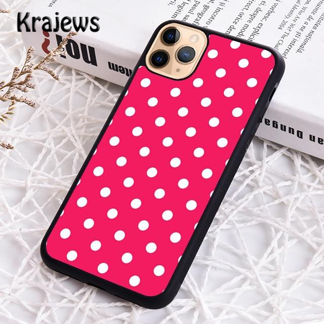 Krajews Polka dots Colorful Phone Case Cover For iPhone 17 Air 16 15 14 plus 11 12 13 pro max coque Shell Fundas