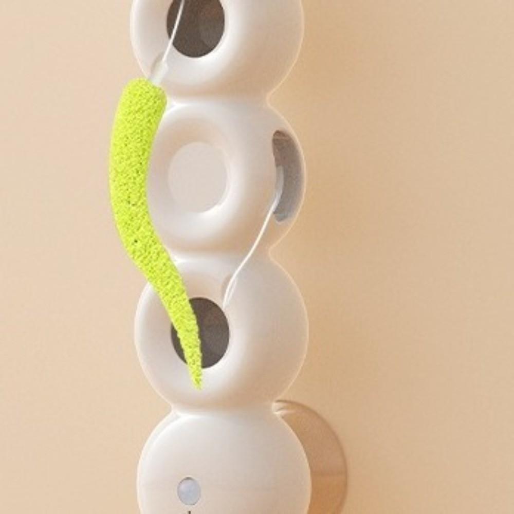 USB Rechargeable Intelligent Sensor Cat Scratch Resistant with Tail Interactive Cat Suction Cup Automatic Cat Indoor Cats
