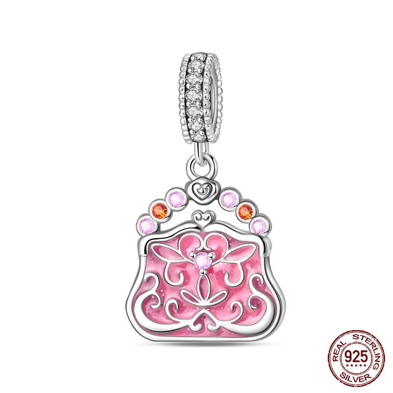 New Copper Cactus Flower Bird Bear Pony Bag Charms Beads Fit Charms Brand Original Bracelet Diy Fine Jewelry Gift