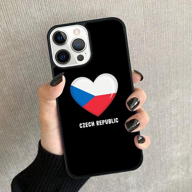 

Czech Republic Flag Phone Case For iPhone 17 Air 16 15 14 plus 12 13 Pro max Soft Bumper Shell Cover coque iPhone 12or12pro