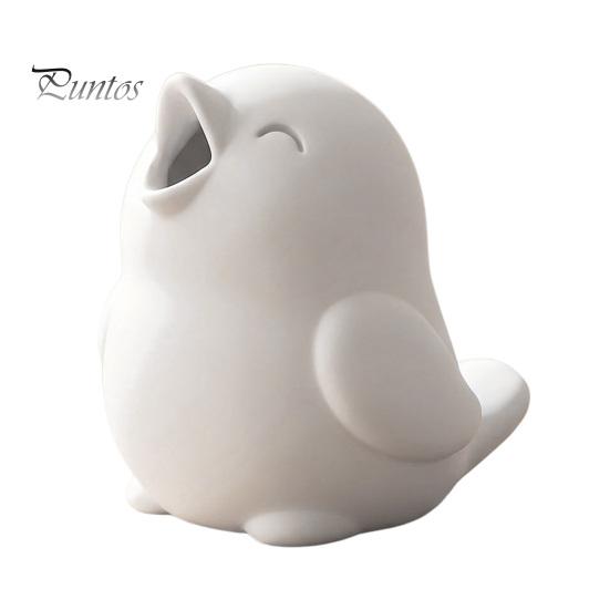 Desktop Ornament for Bedroom 3D Printed Singing Bird Figurine, Minimalist Small Sculpture Unique Housewarming Gifts Ornament, Cute Animal Statue Home