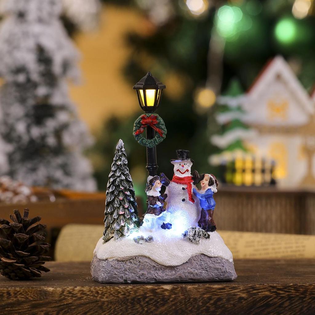 Harz Weihnachts-Minihaus Nachtlicht-Ornament - Kindergeschenk