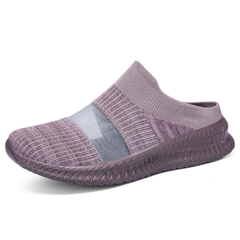 Shoes New Cross-border Large-size Socks Shoes Couple Shoes Breathable Fly-woven Shoes Soft-soled Casual Mother Shoes