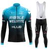 New 2026 Autumn Breathable Suit Cycling Suit Team Version Men's Long-sleeved Cycling Suit Quick-drying Breathable Strap Suit Spring and Autumn Style