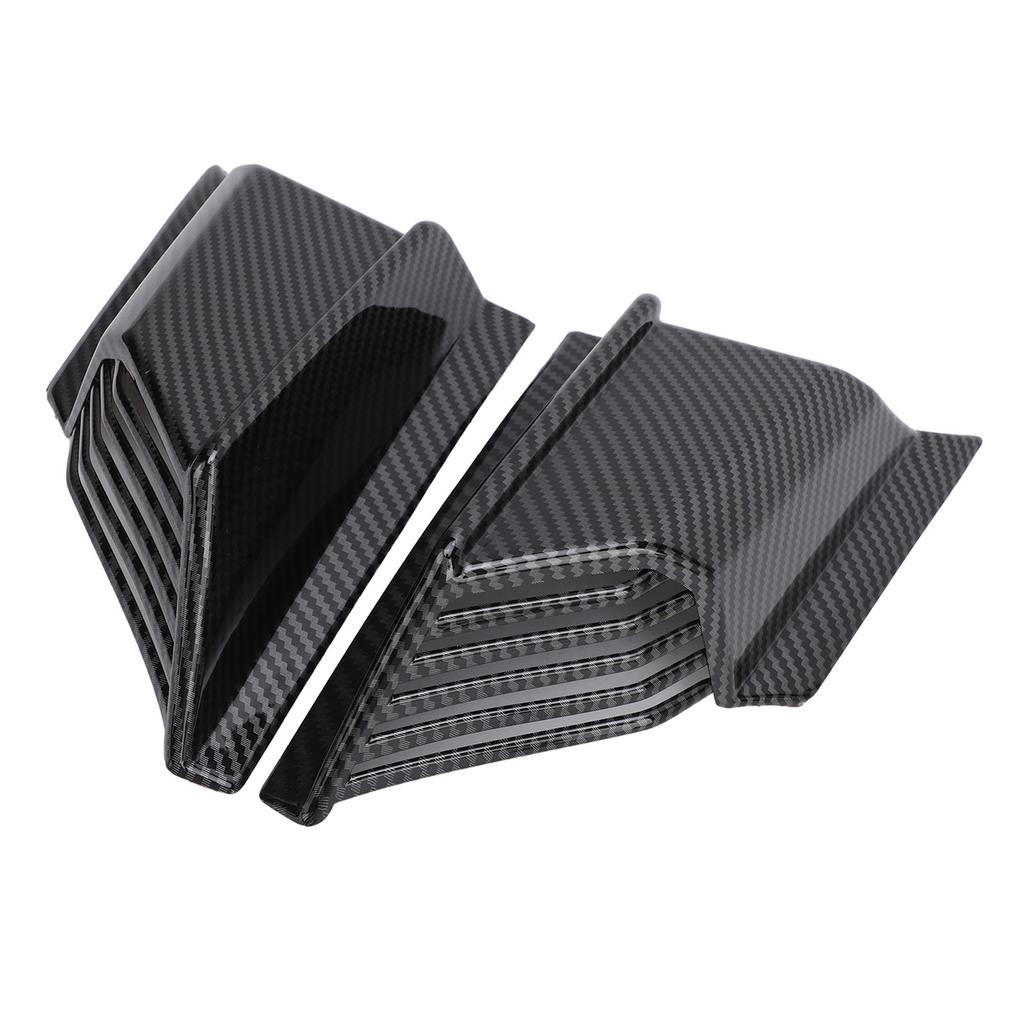 1 Para Motocyklowy Przedni Spoiler ABS Ochrona przed Uderzeniami Boczne Owiewki Skrzydełka dla ADV 160 2019?2024