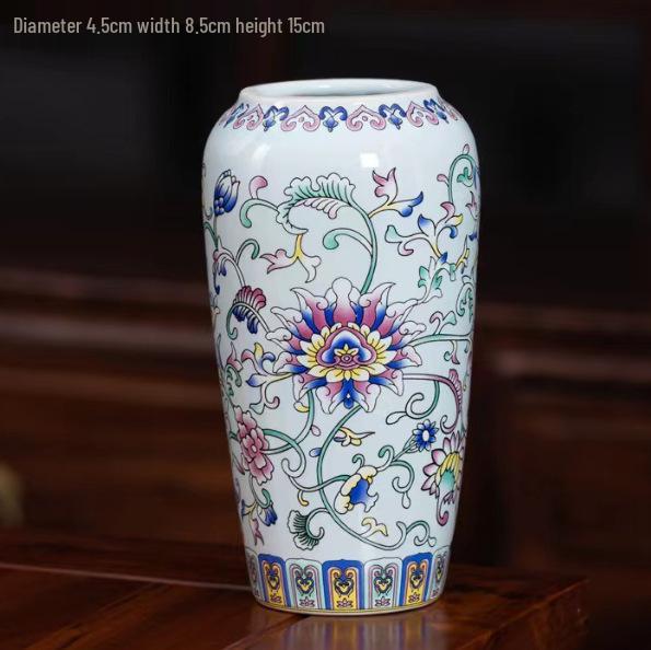 Antique Blue and White Chinese Porcelain Vase - European & American Handicraft for Flower Arrangements