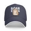 Pure Color Dad Hats Cute Funny Beaver Essential Casual Hat Sun Visor Caps Kurwa Bobr Bober Peaked Cap