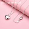 925 sterling silver 16-30 inch exquisite heart-shaped pendant necklace for women's fashion wedding engagement jewelry