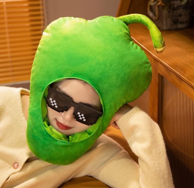 [DOKiDOKi] Bell Pepper Hat Cosplay [Cute] Transformation Headwear Kigurumi Headgear Fluffy Cute Halloween Vegetable Greengrocer Lovers and Picky