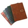 A5 Loose-Leaf Notebook Gift Set: Business Diary with Hollowed 6-Hole Design and Customizable Logo
