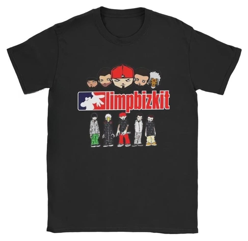 

Limp Bizkit new metal band retro 3D printed Tshirt shirt street Harajuku short sleeved top suitable for both men and women S