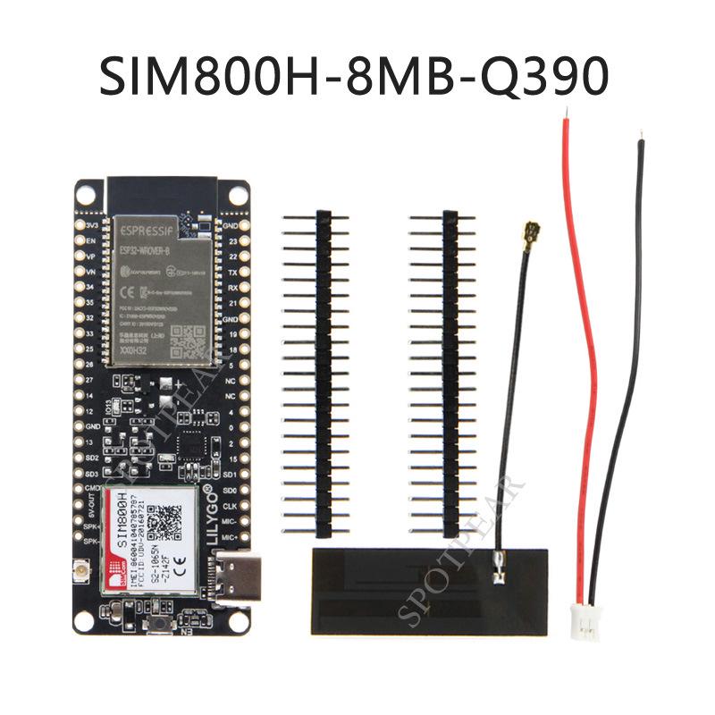 SIM800H Wireless GPRS Module with T-Call, PMU, MCU32, Antenna & SIM Card Slot