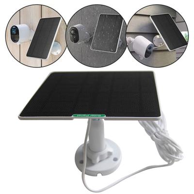 Panneau Solaire 5V/1000mA Courant Stable Résistant aux Intempéries Design Ultra-Mince Alimentation Sonnette Panneau Solaire pour Ring