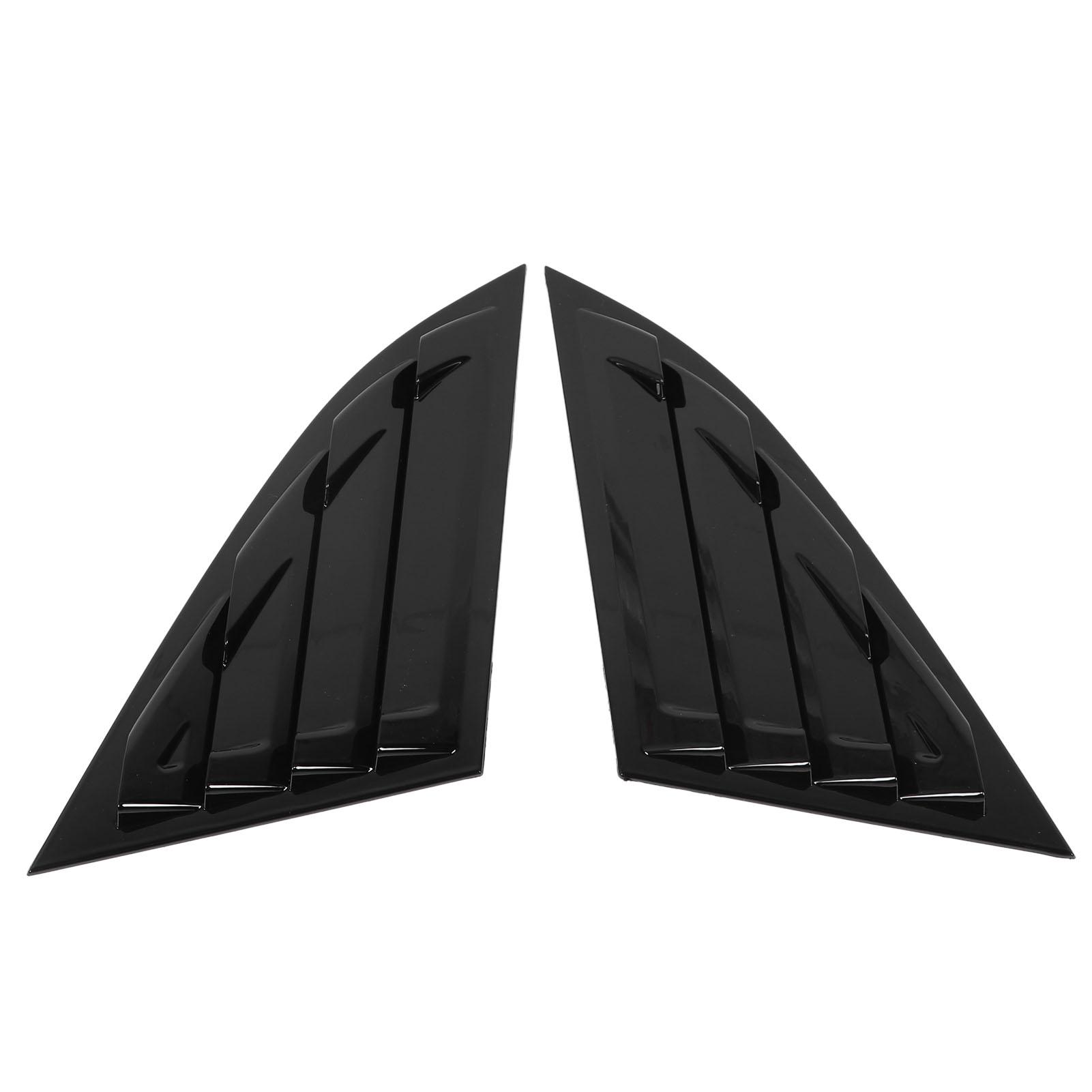 

2 шт. Крышка жалюзи бокового окна Глянцевый черный Улучшает внешний вид Простая установка для ID.4 ID4 2021