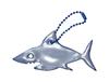 Glimmis 4560265447171 Grimmis Shark Blue BL Skandināvu atstarotājs atslēgu piekariņš retroatstarojošs materiāls
