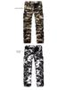 Herren Fleecegefütterte Camouflage Cargohose - Warme Winter Outdoor Hose