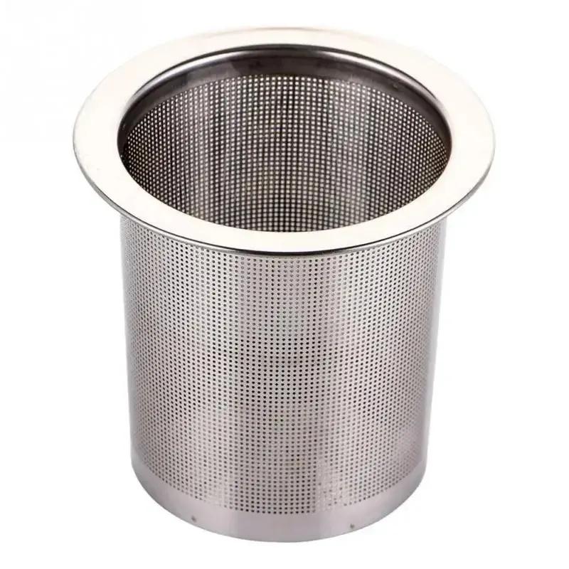 Stainless Steel Tea Infuser Silver Mesh Kitchen Accessories Safe Density Reusable Tea Strainer Herb Tea Accessories Tools