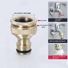 Pressure Washer Hose Adaptor Brass Hose Tap Connector 3/4'' 1/2'' Threaded Garden Water Pipe Adapter Fitting Watering Equipment