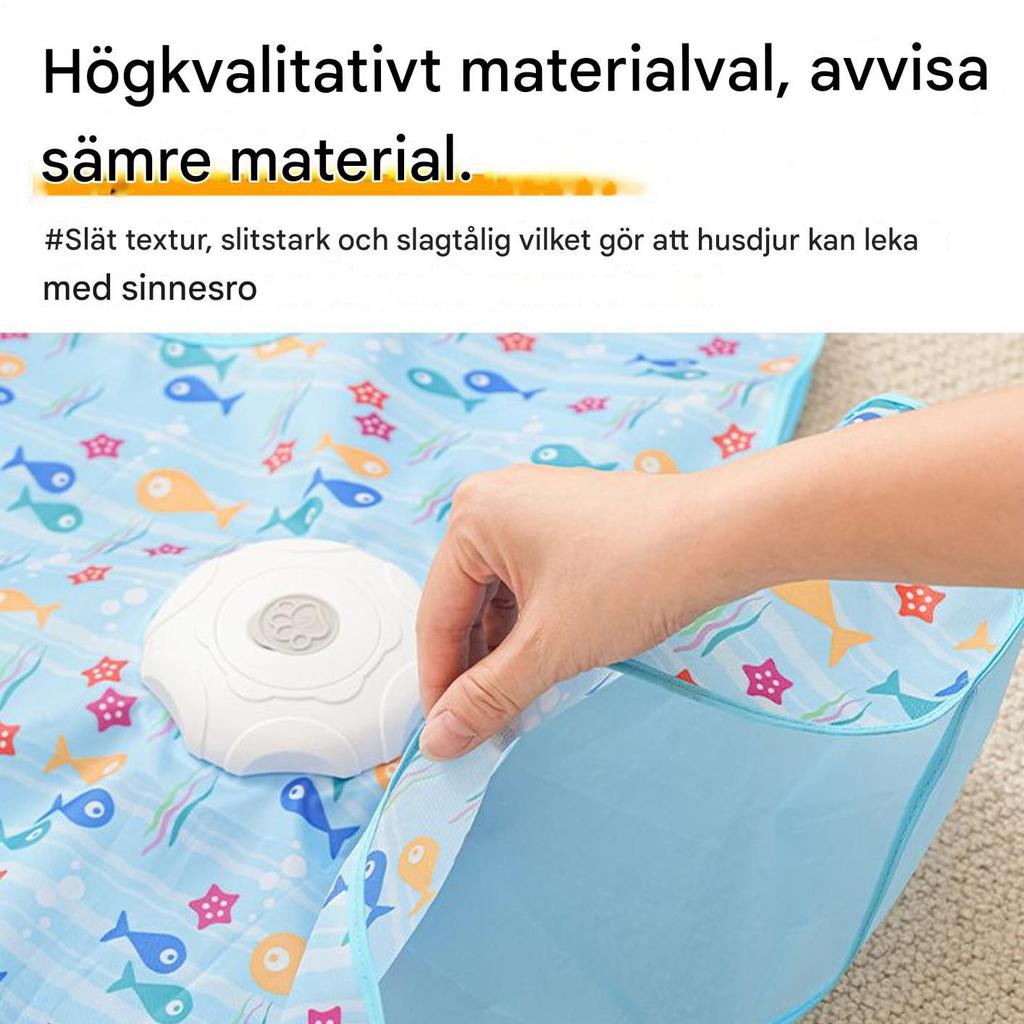 Giocattoli per Gatti Giocattolo Interattivo Nascondino per Gatti con Topo Squeaky Attivato dal Movimento Piume Nascoste Giocattolo Stimolante per Gattini